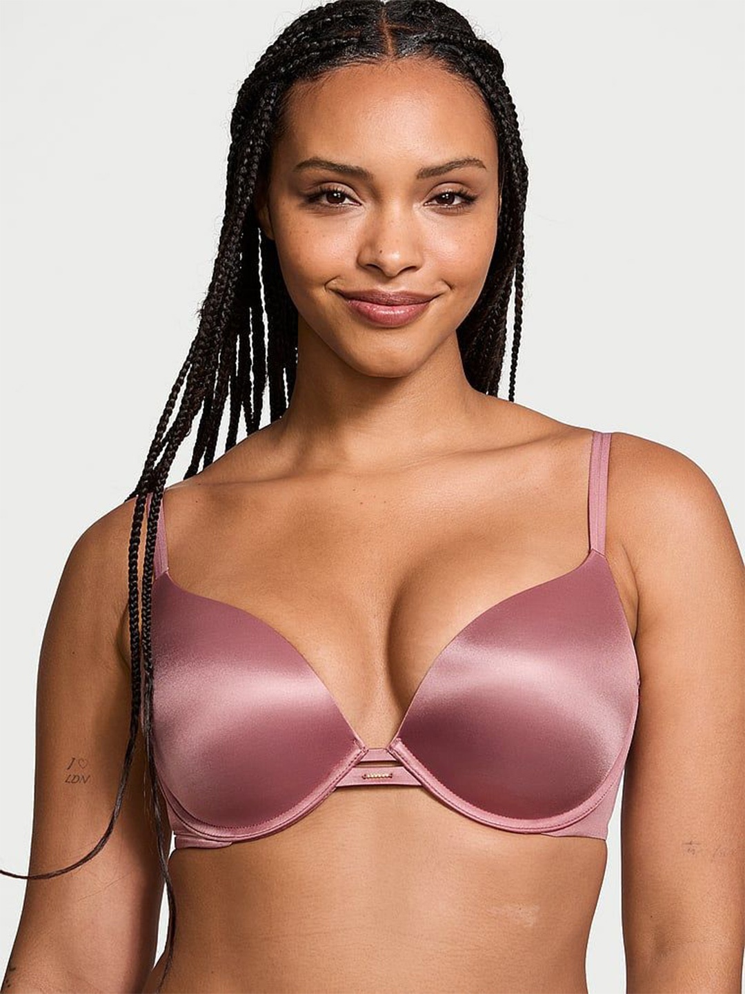 

Victoria's Secret Women Full Coverage Underwired Lightly Padded Push-Up Bra, Pink