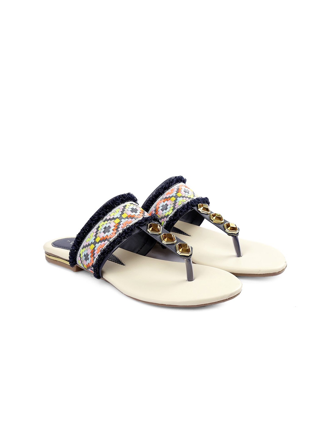

Bxxy Women Open Toe Flats, Blue