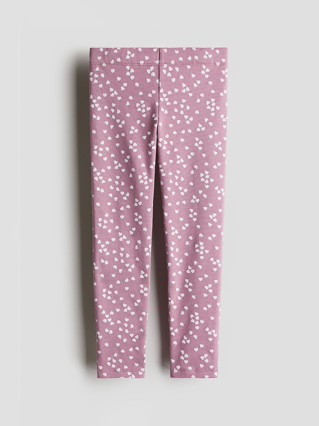 

H&M Girls Brushed-Inside Leggings, Pink