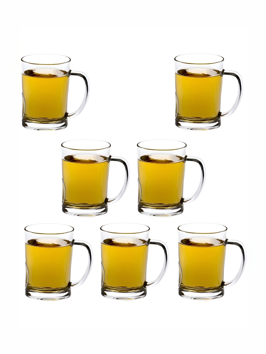 

1ST TIME Unisex Transparent 7 Pieces Beer Glass 350 ml