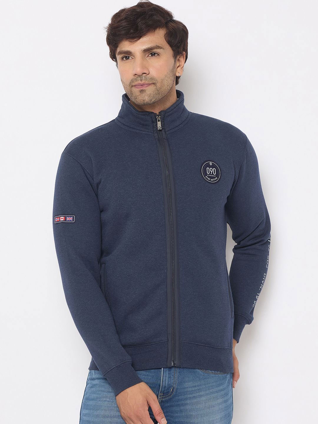 

Duke Men High Neck Winter Sweatshirt, Blue