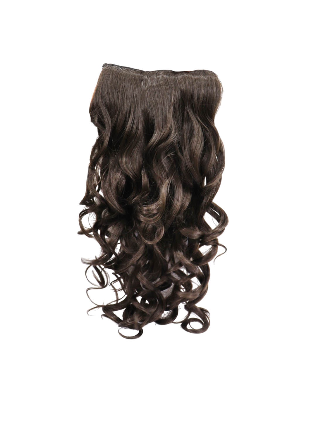 

FIMBUL Clip In Curly Wavy Hair Extension - Brown - 28 Inch