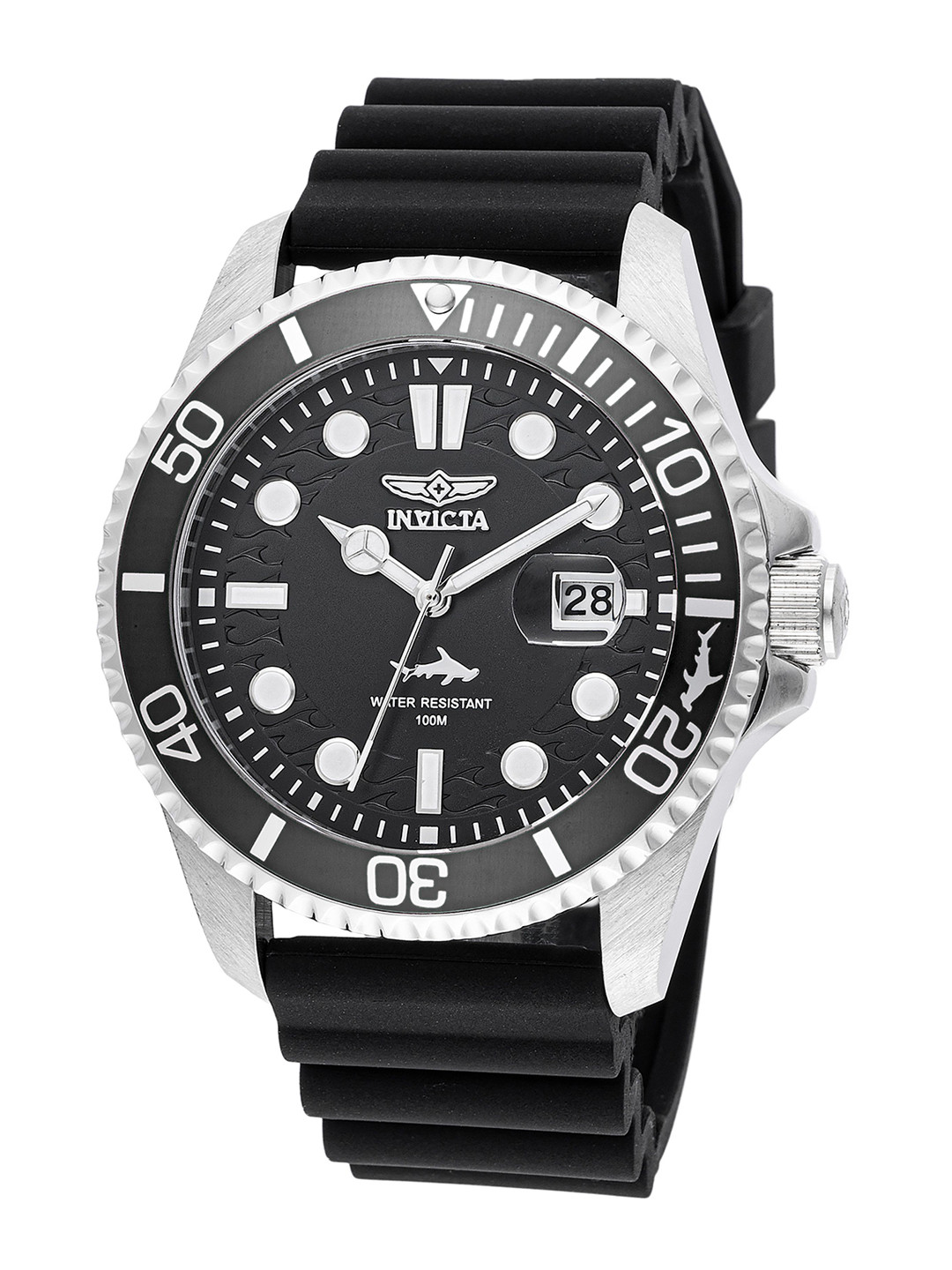 

Invicta Men Pro Diver Dial & Straps Analogue Watch 47161, Black