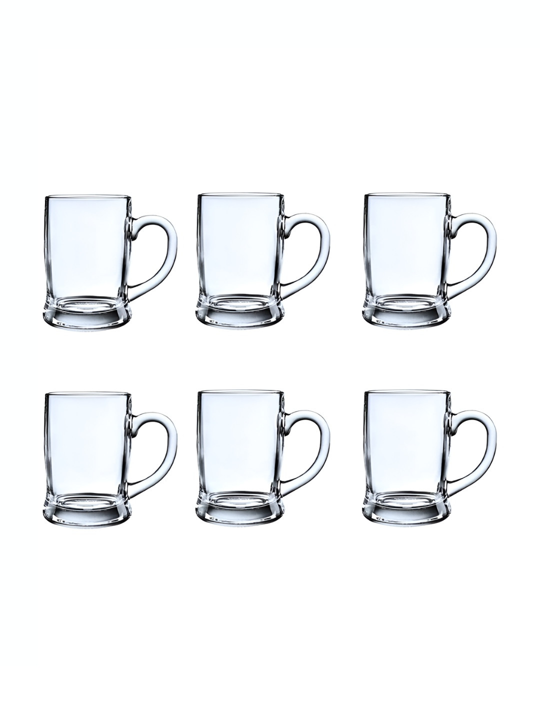 

1ST TIME Transparent 6 Pieces Glass Dishwasher Safe Bar Glasses