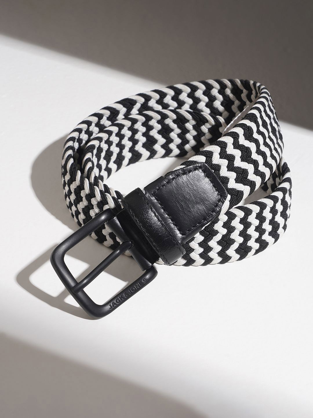 

Jack & Jones Junior Boys Textured Belt, Black
