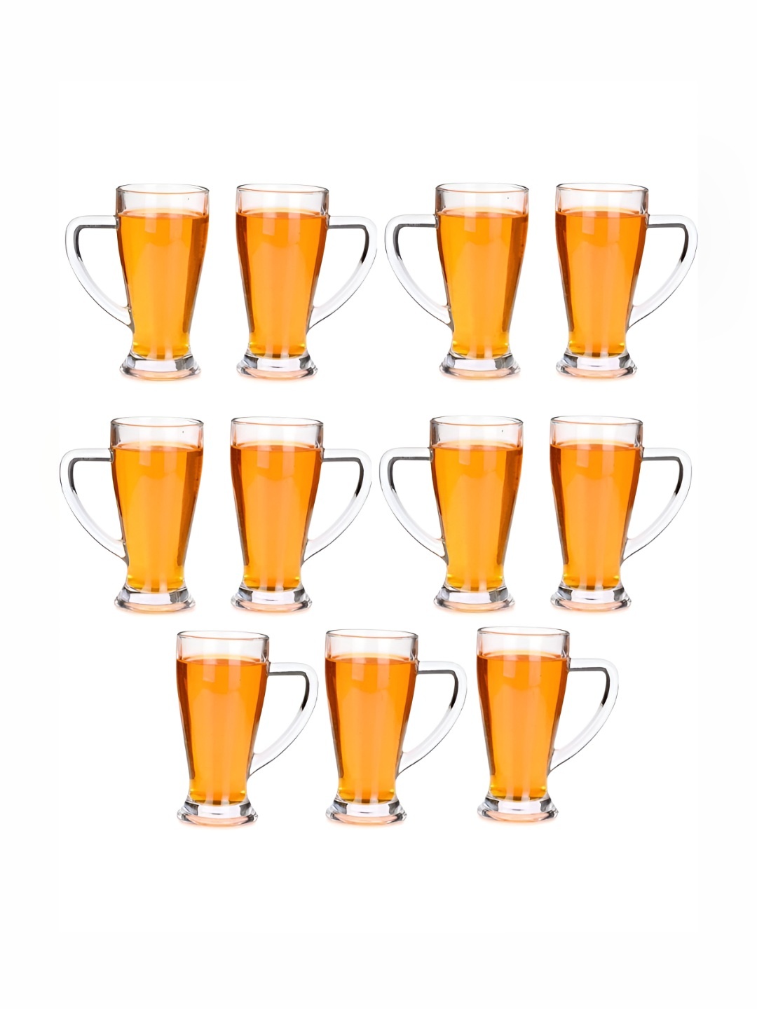 

1ST TIME Unisex Transparent 11 Pieces Beer Glass 250 ml