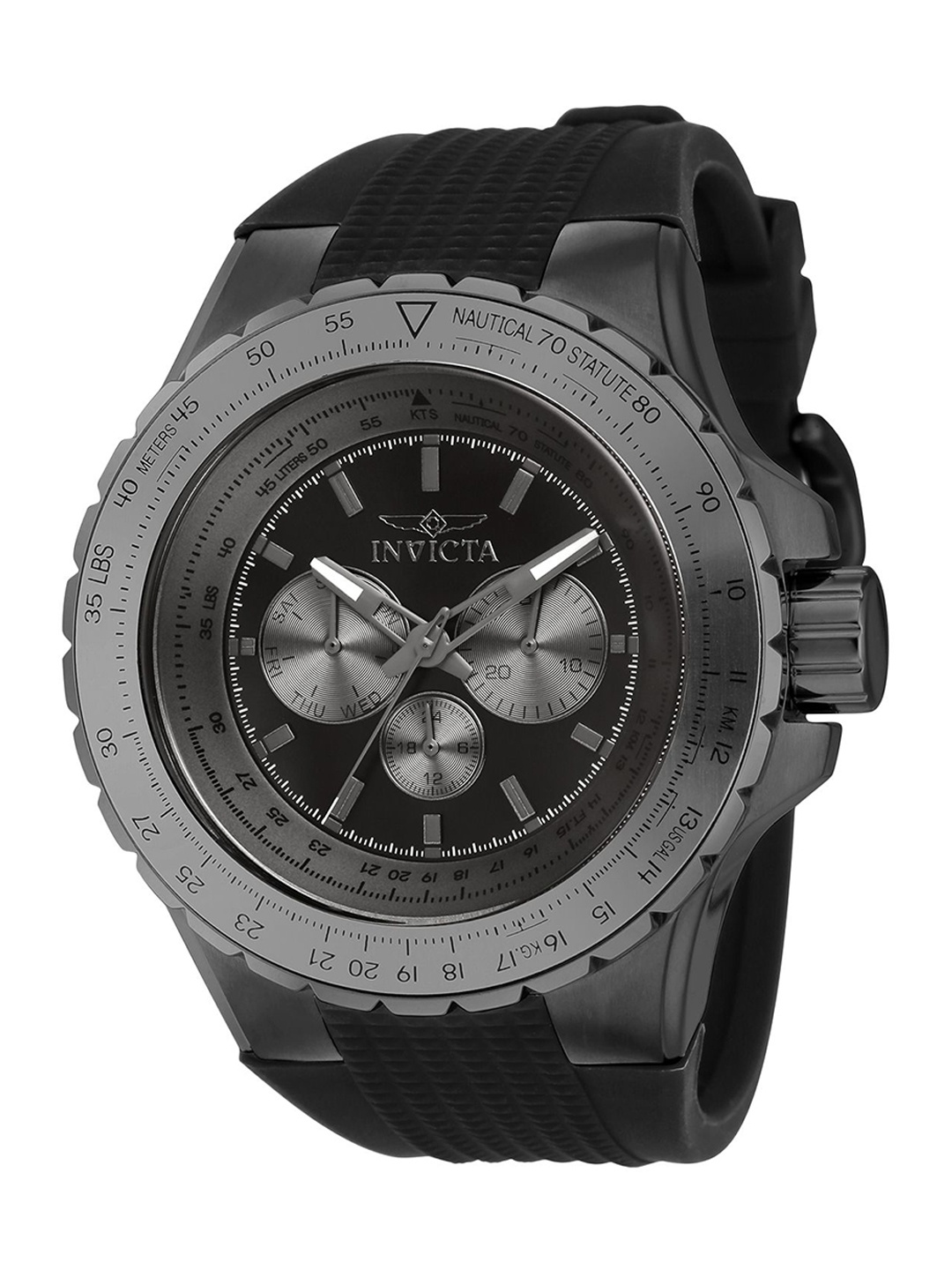 

Invicta Men Round Dial Analogue Watch 39271, Black