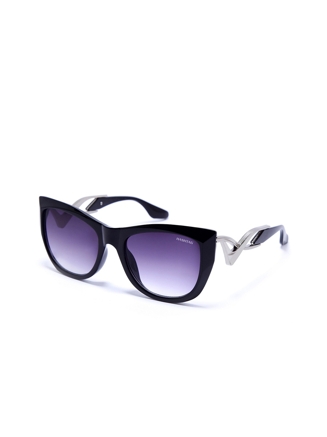 

HASHTAG EYEWEAR Women Shield Sunglasses with UV Protected Lens 9230-C3, Purple