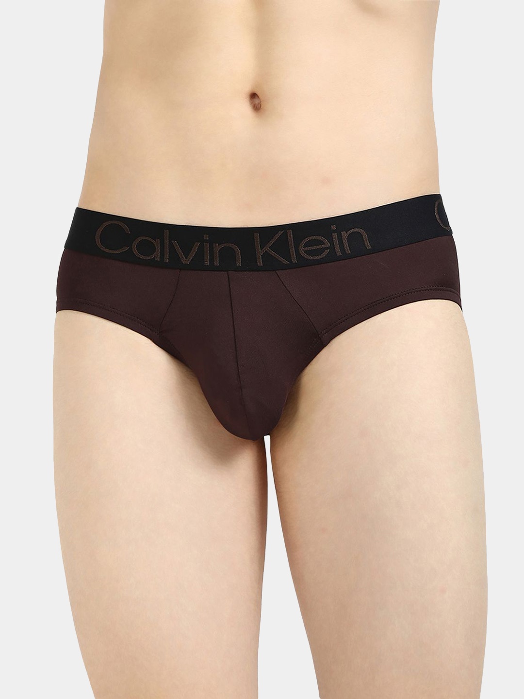 

Calvin Klein Underwear Men Mid-Rise Hipster Briefs A4-HBFH23001BKC, Brown