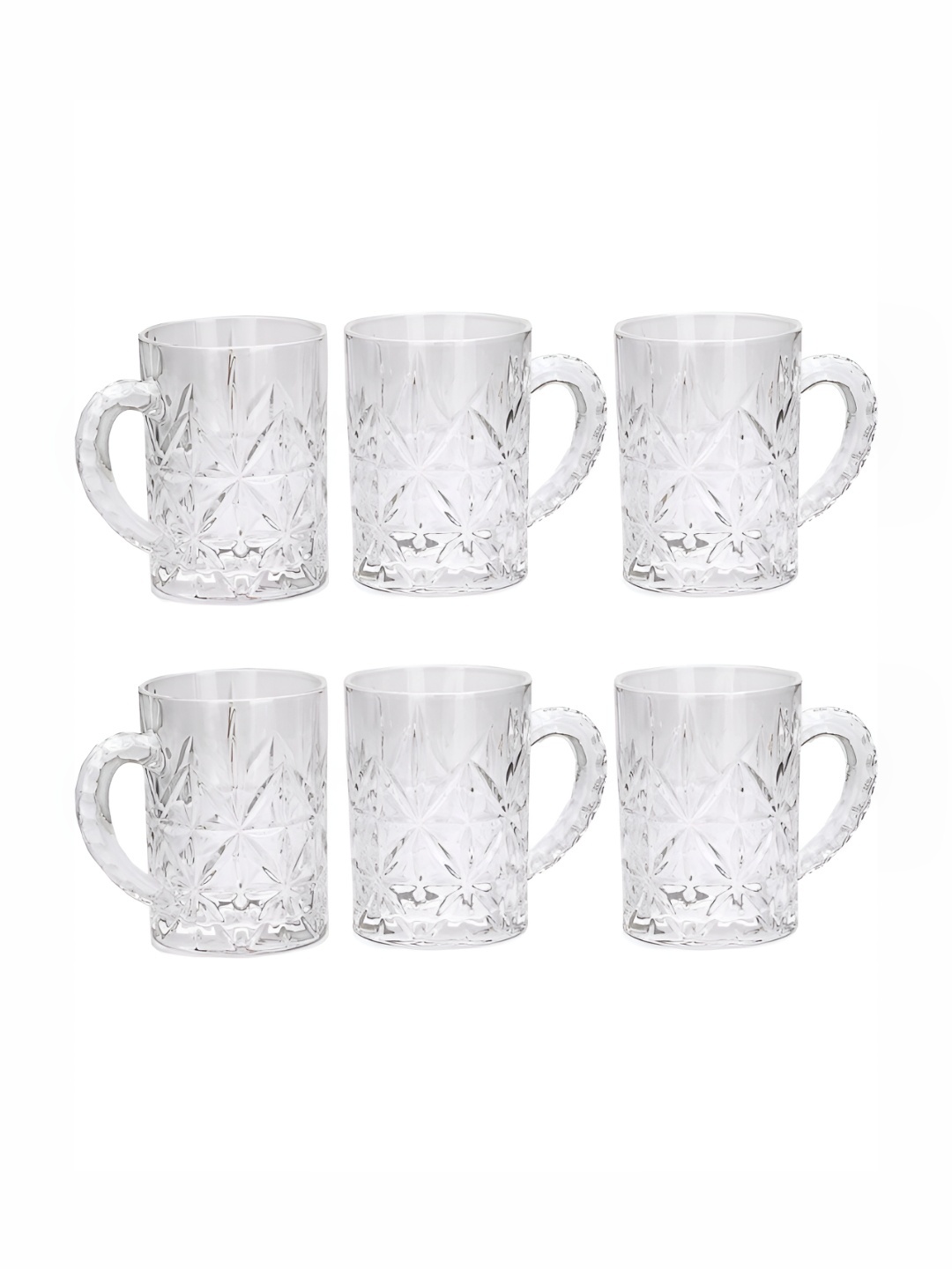 

1ST TIME Unisex Transparent 6 Pieces Beer Glass 450 ml