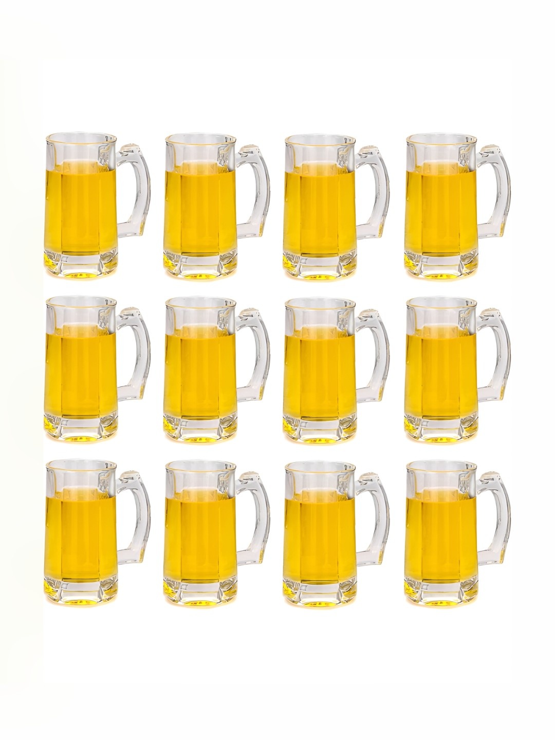 

1ST TIME Transparent 12 Pieces Glass Dishwasher Safe Bar Glasses