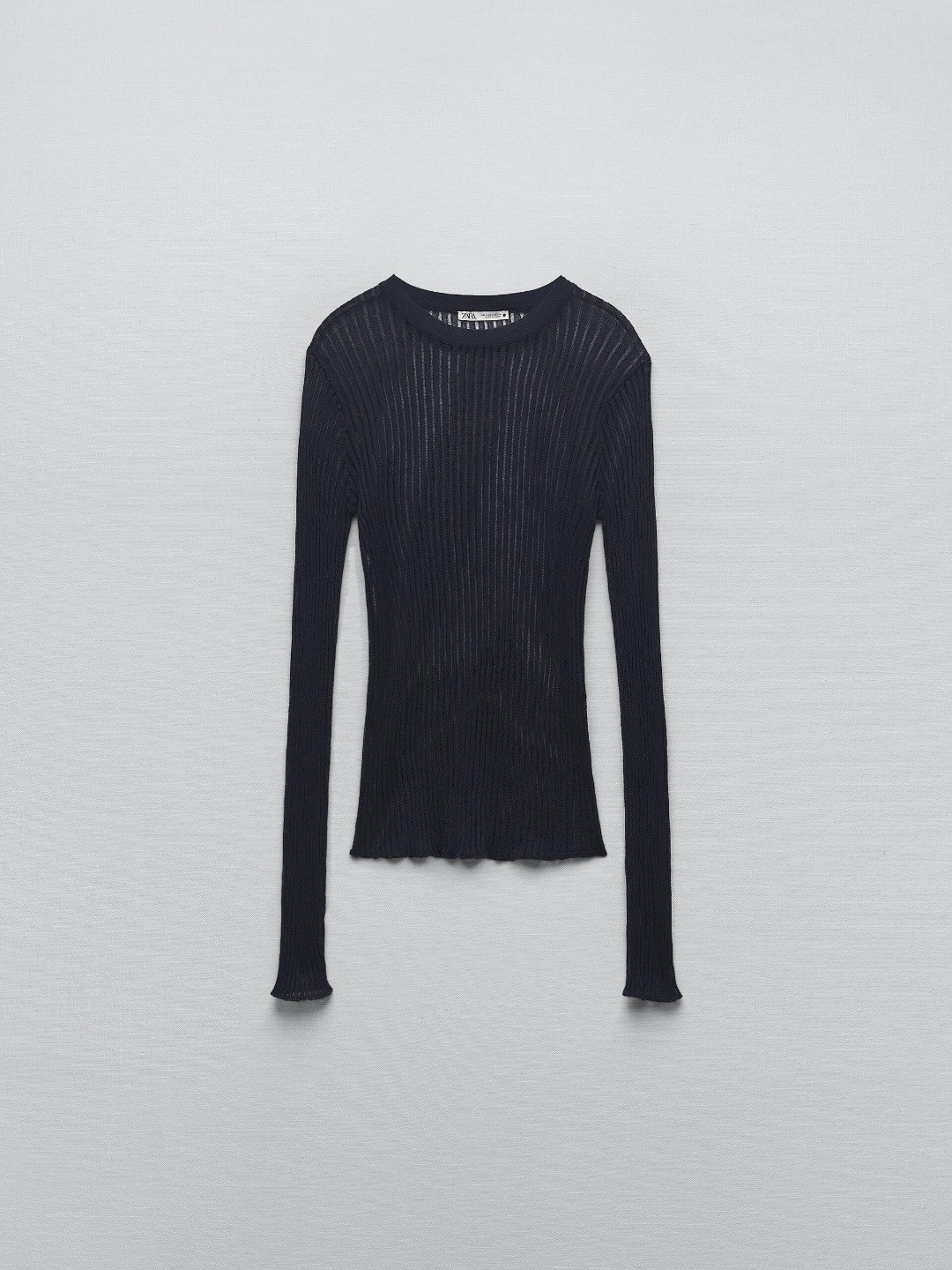 

ZARA Women Navy Blue Tshirts
