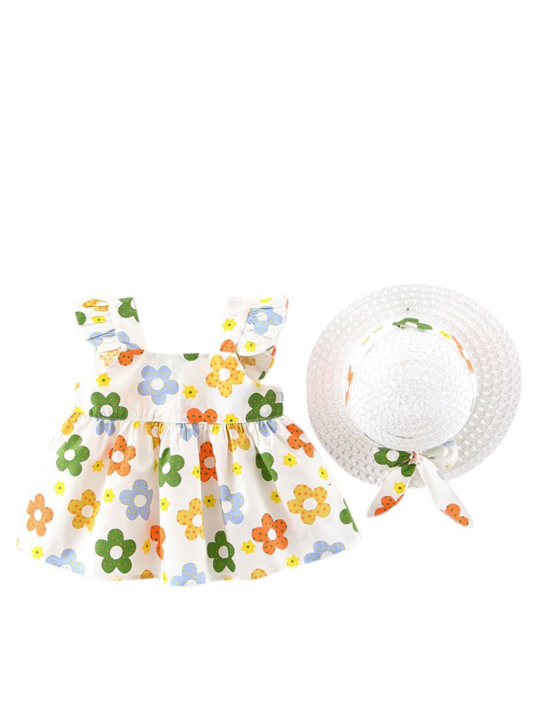 

StyleCast x Revolte Girls Floral Print A-Line Dress, White