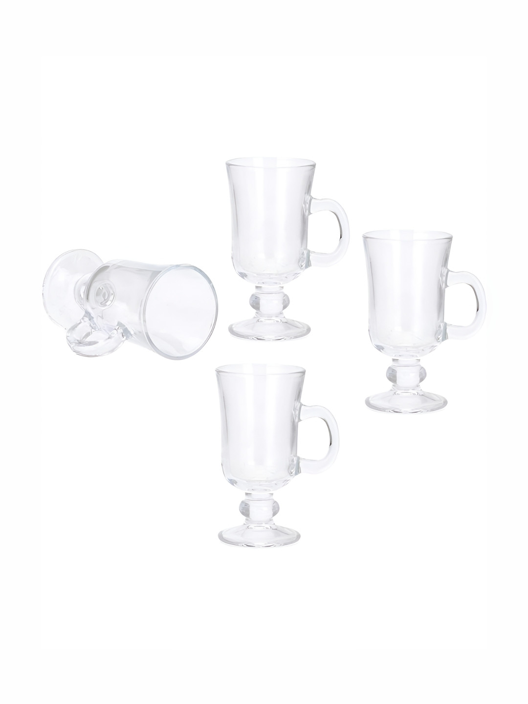 

1ST TIME Transparent 4 Pieces Beer Glass-200ML Each