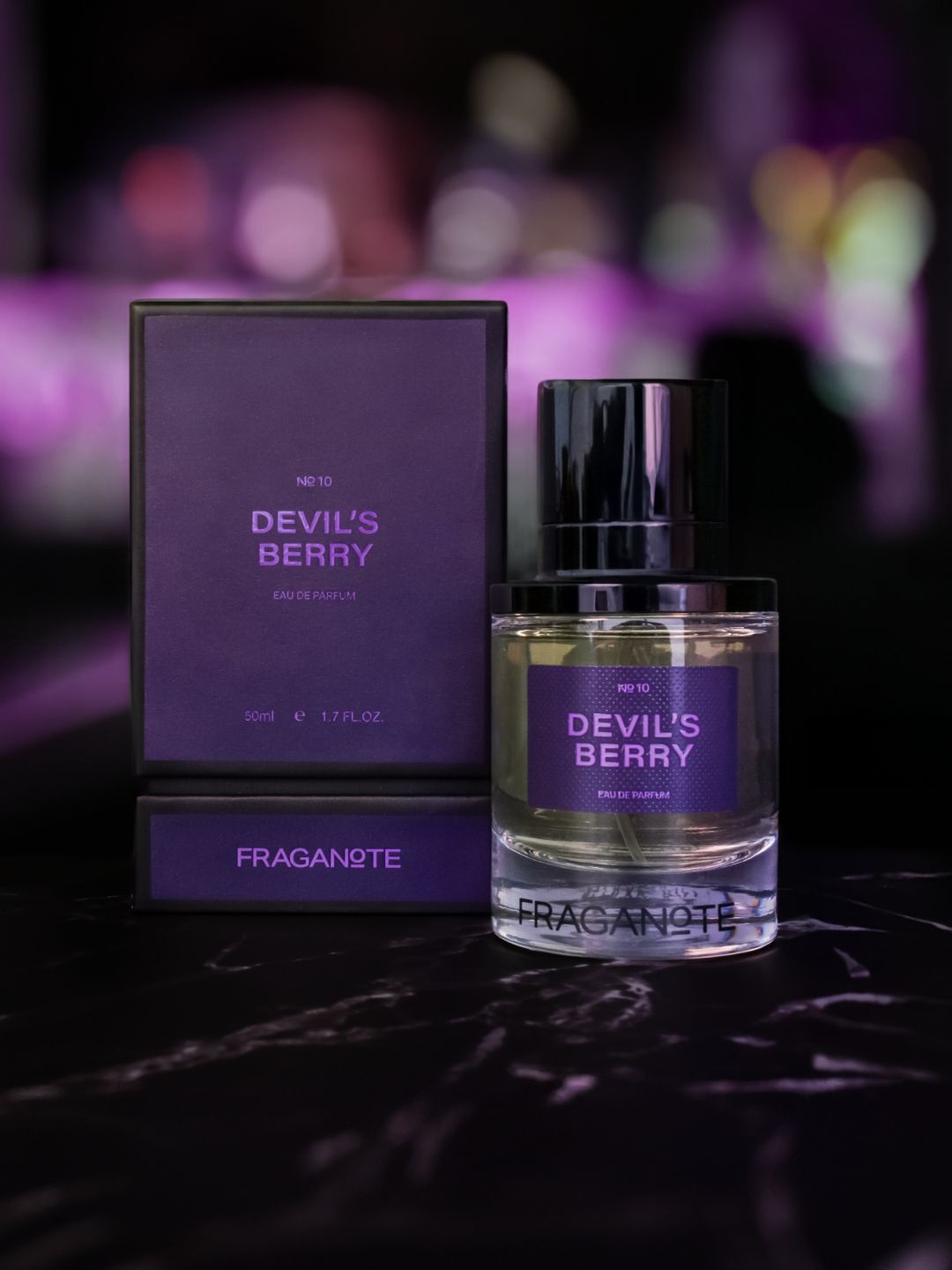 

Fraganote Womens Devil's Berry Long Lasting Eau De Perfum - 50ml, Purple