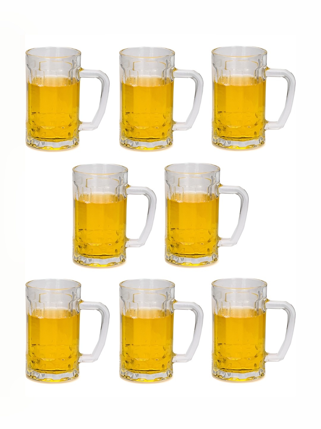 

1ST TIME Transparent 8 Pieces Beer Glass 400 ml