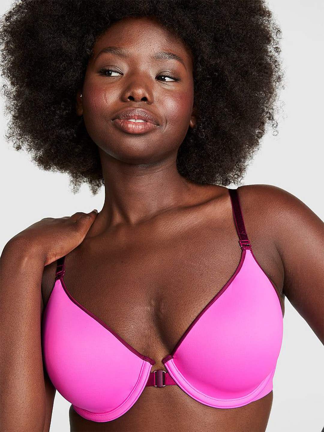 

Victoria's Secret Medium Coverage Underwired Lightly Padded Bra, Pink
