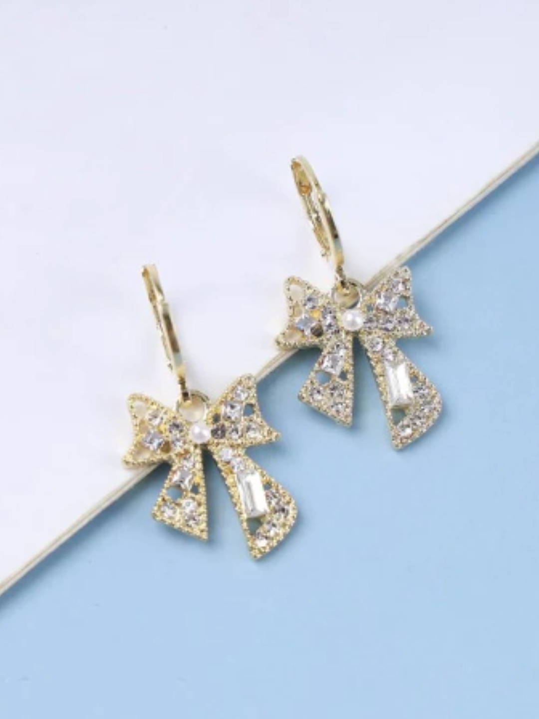 

SUBHAGALANKAR Contemporary Drop Earrings, Gold