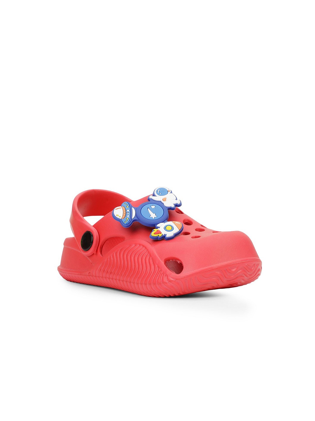 

Bubblegummers Boys Self Design Clogs, Red