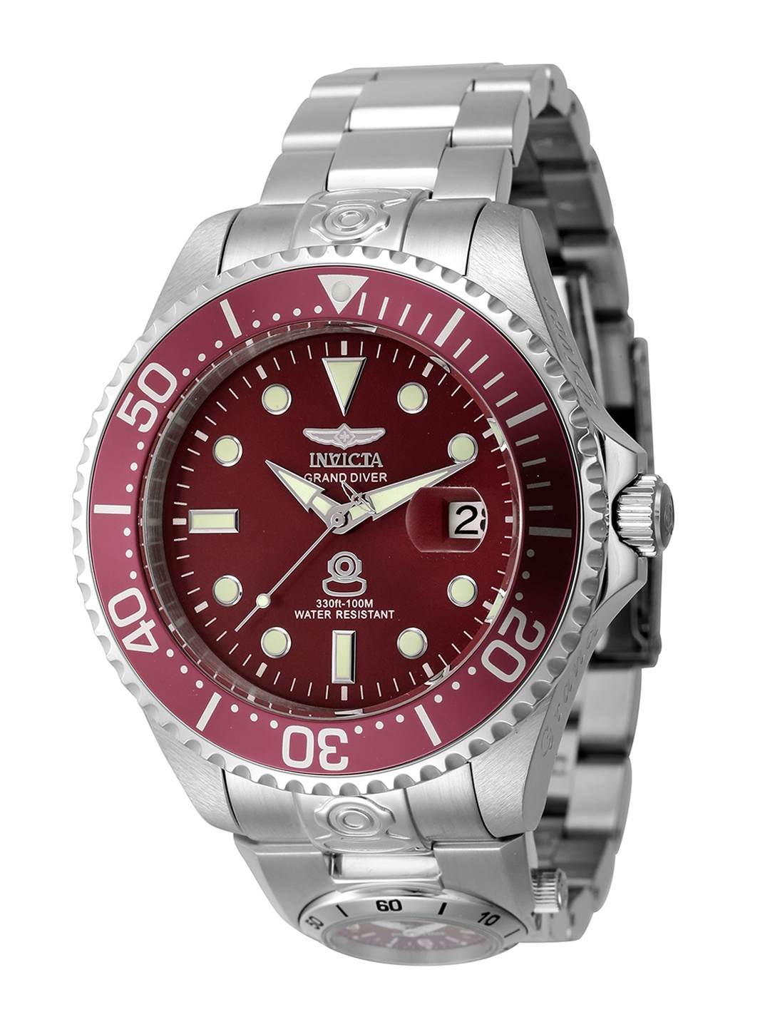 

Invicta Men Dial & Stainless Steel Straps Analogue Automatic Watch 45814, Silver