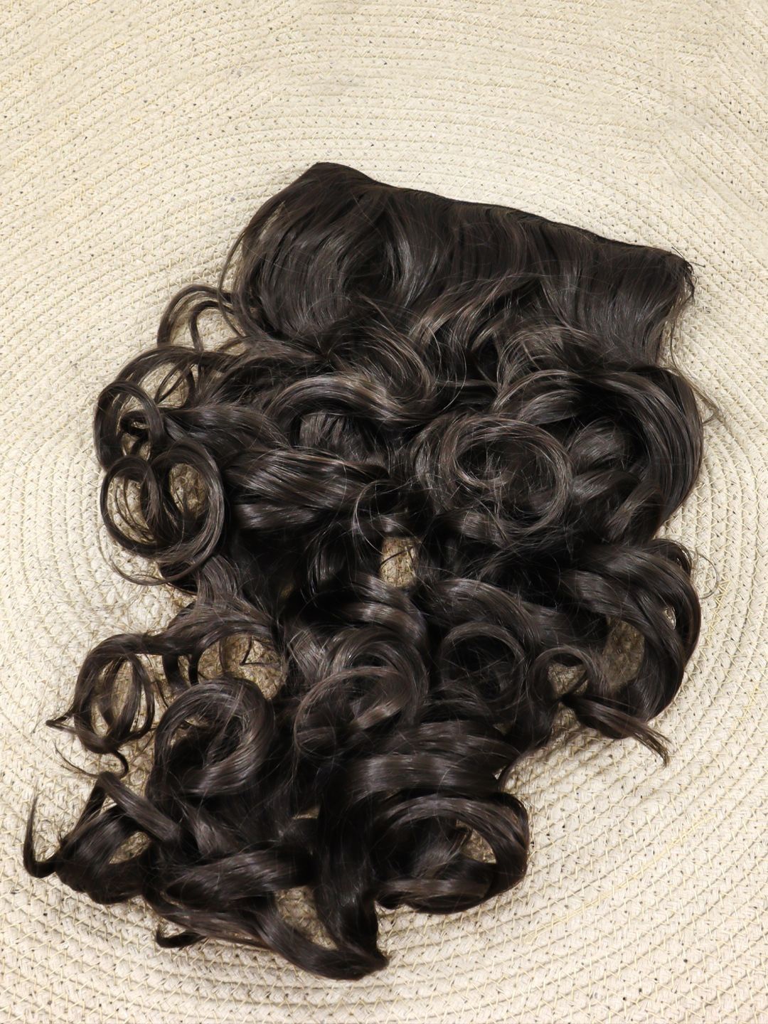 

Krelin Clip-In Locks Curly Wavy Hair Extensions- 28 Inch - Natural Brown