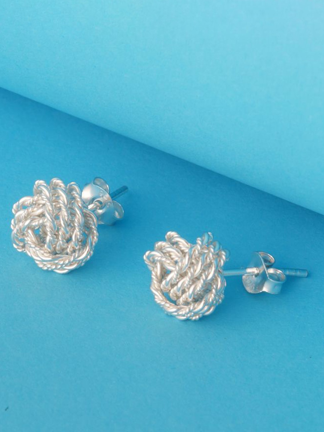 

Tuanz Silver Jewelry 925 Sterling Silver Rhodium-Plated Classic Studs Earrings