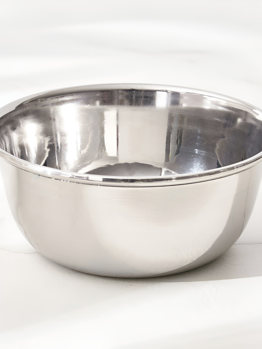 

Home Centre Silver-Toned 2024 1 Pieces Stainless Steel Serving Bowl
