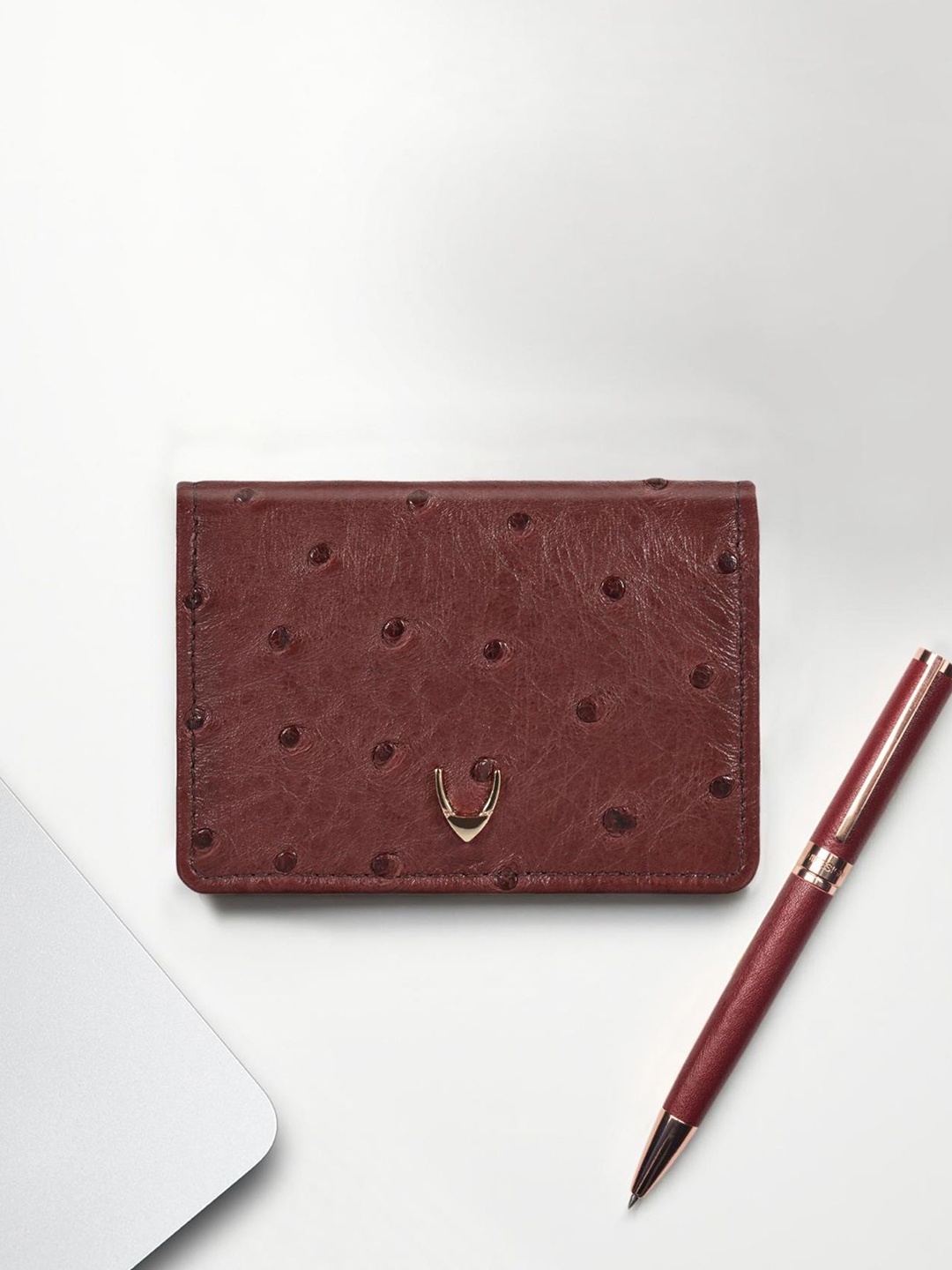 

Hidesign Men Leather Two Fold Wallet, Brown