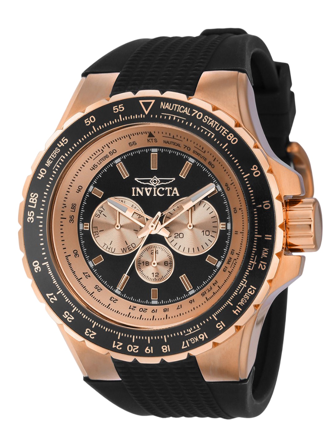 

Invicta Men Dial & Straps Analogue Watch 39265, Black