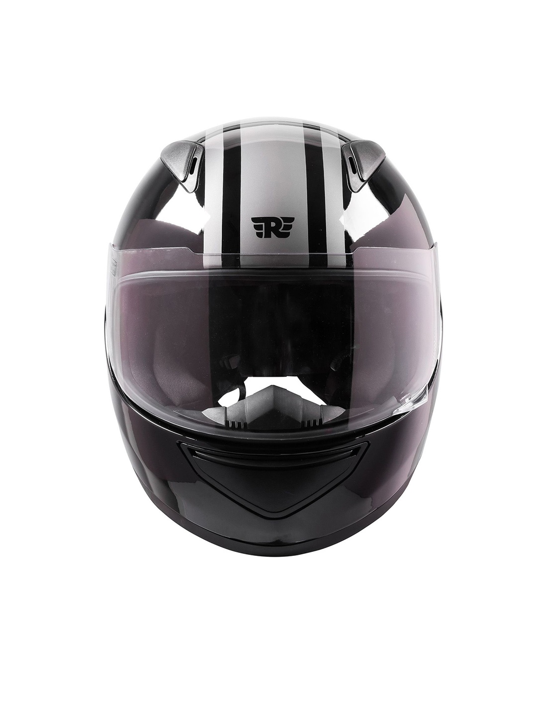 

Royal Enfield Retono Full Face Pinstripe Helmet, Grey