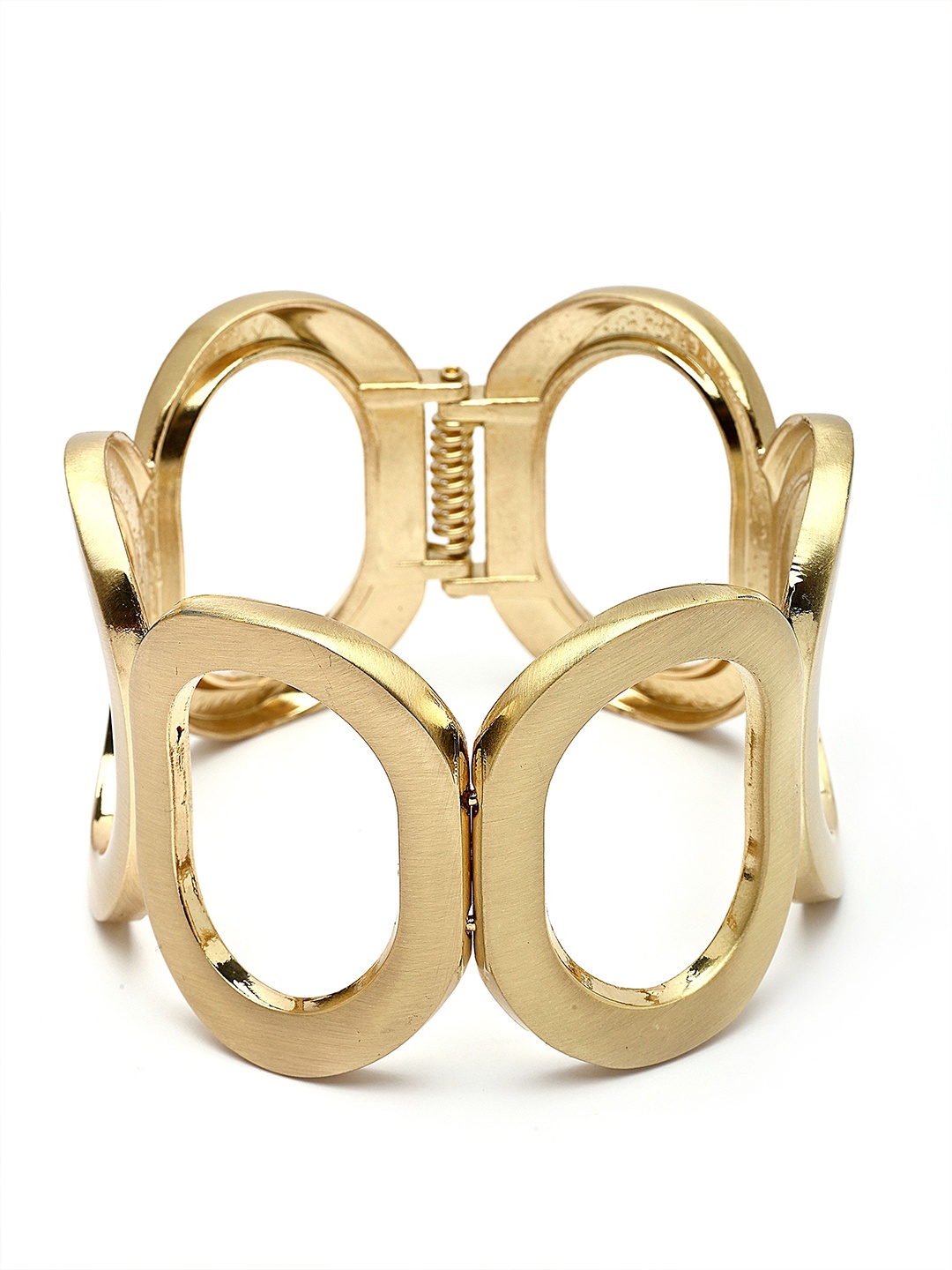 

Bohey by KARATCART Gold-Plated Stainless Steel Cuff Bracelet