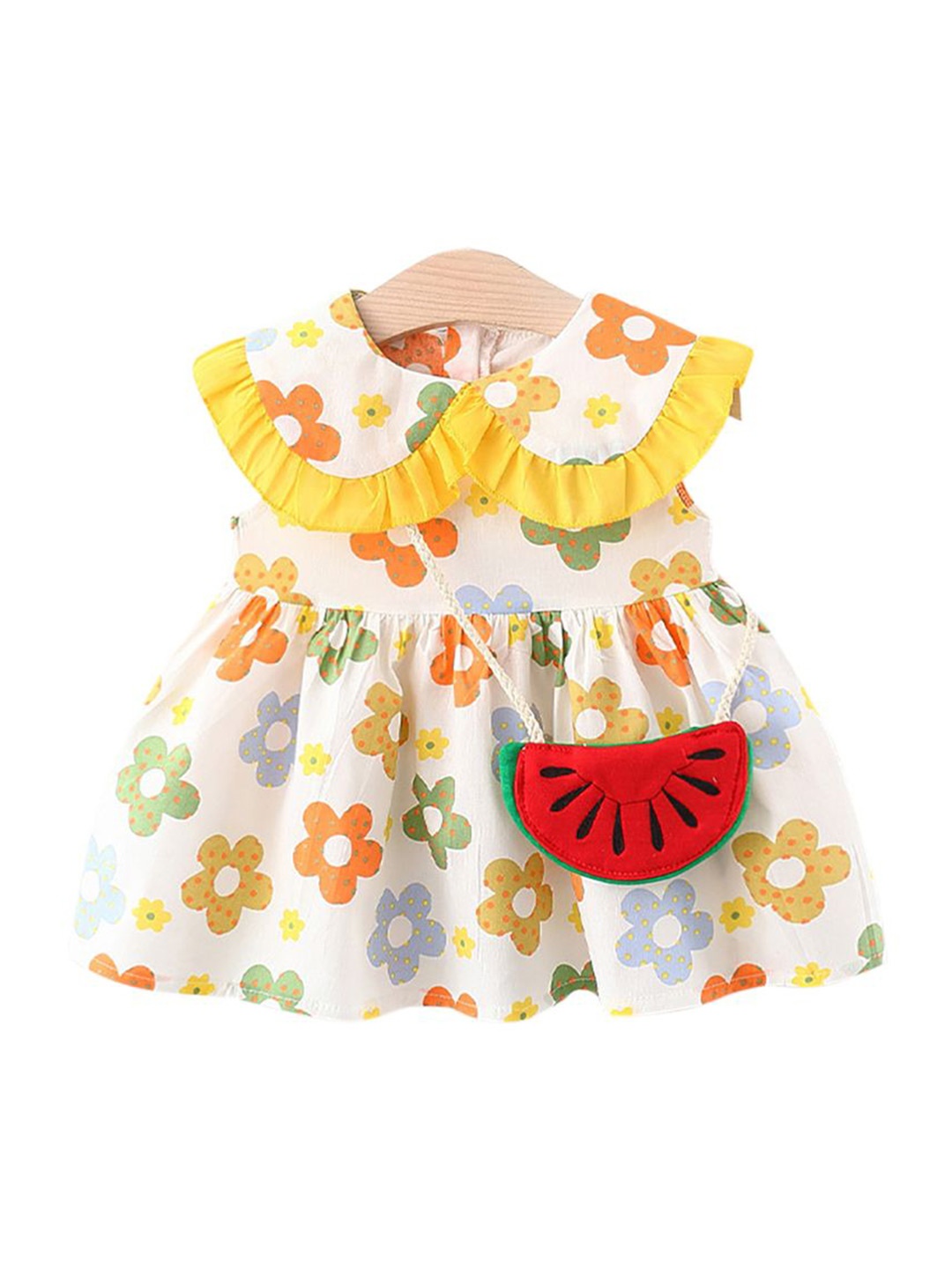 

StyleCast x Revolte Girls Floral Printed A-Line Dress, Yellow