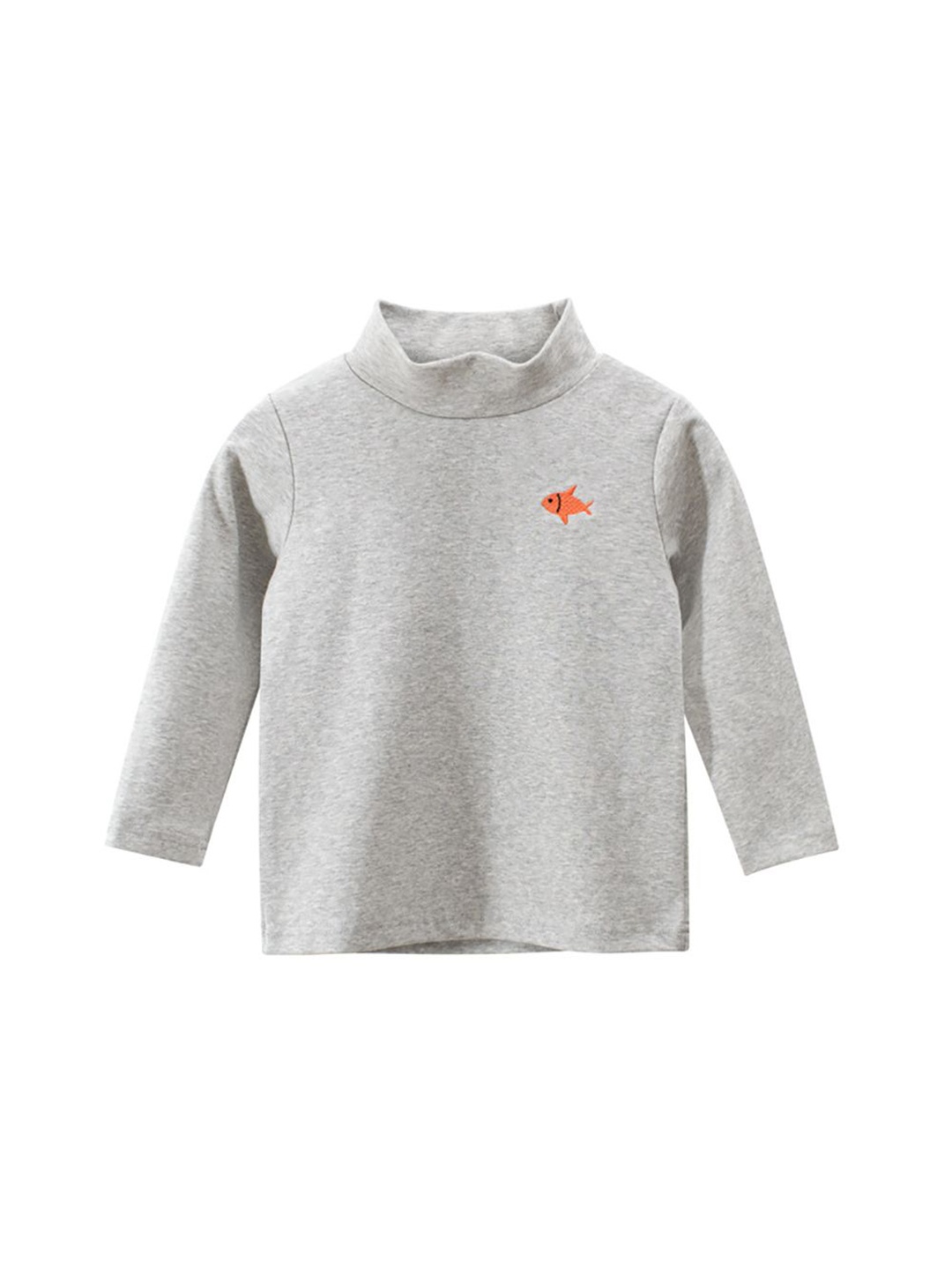 

StyleCast x Revolte Boys Mock Collar Pullover Cotton Sweatshirt, Grey