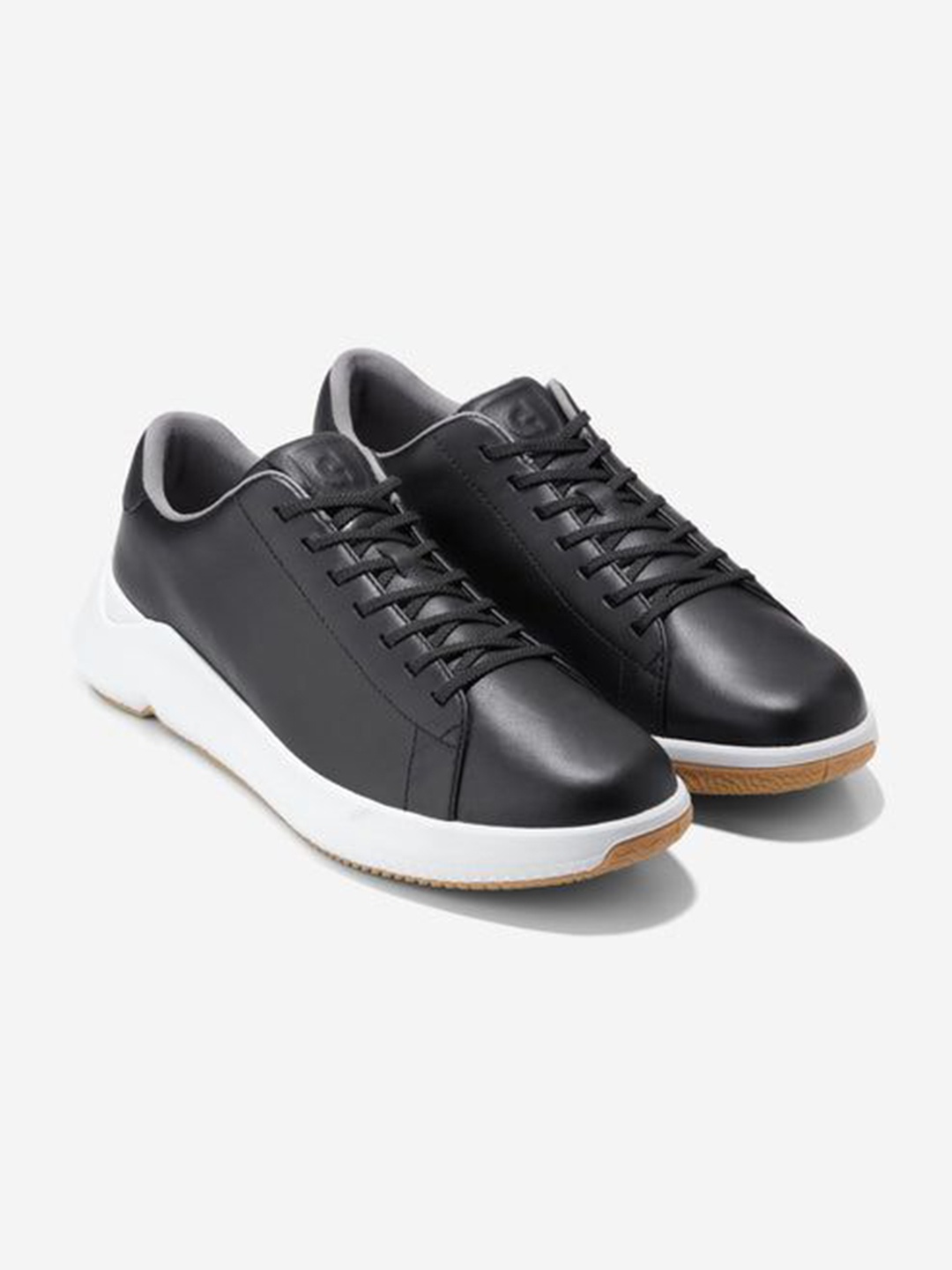 

Cole Haan Men Leather Lace-Ups Sneakers, Black