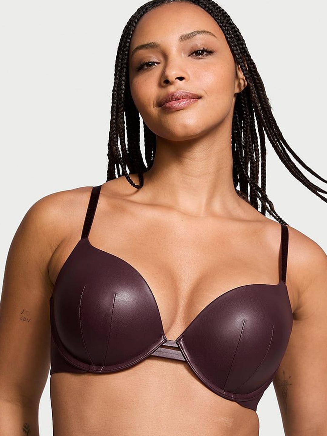 

Victoria's Secret Full Coverage Underwired Lightly Padded Push-Up Bra, Violet