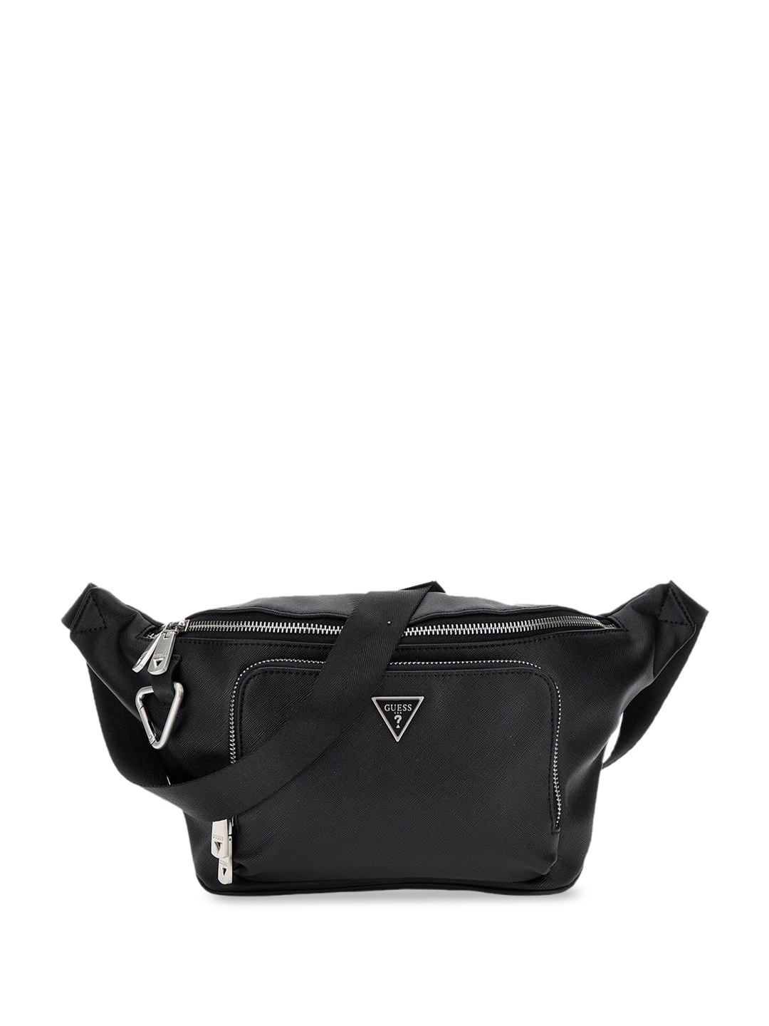 

GUESS Men Leather Soft-Case Waist Pouch, Black