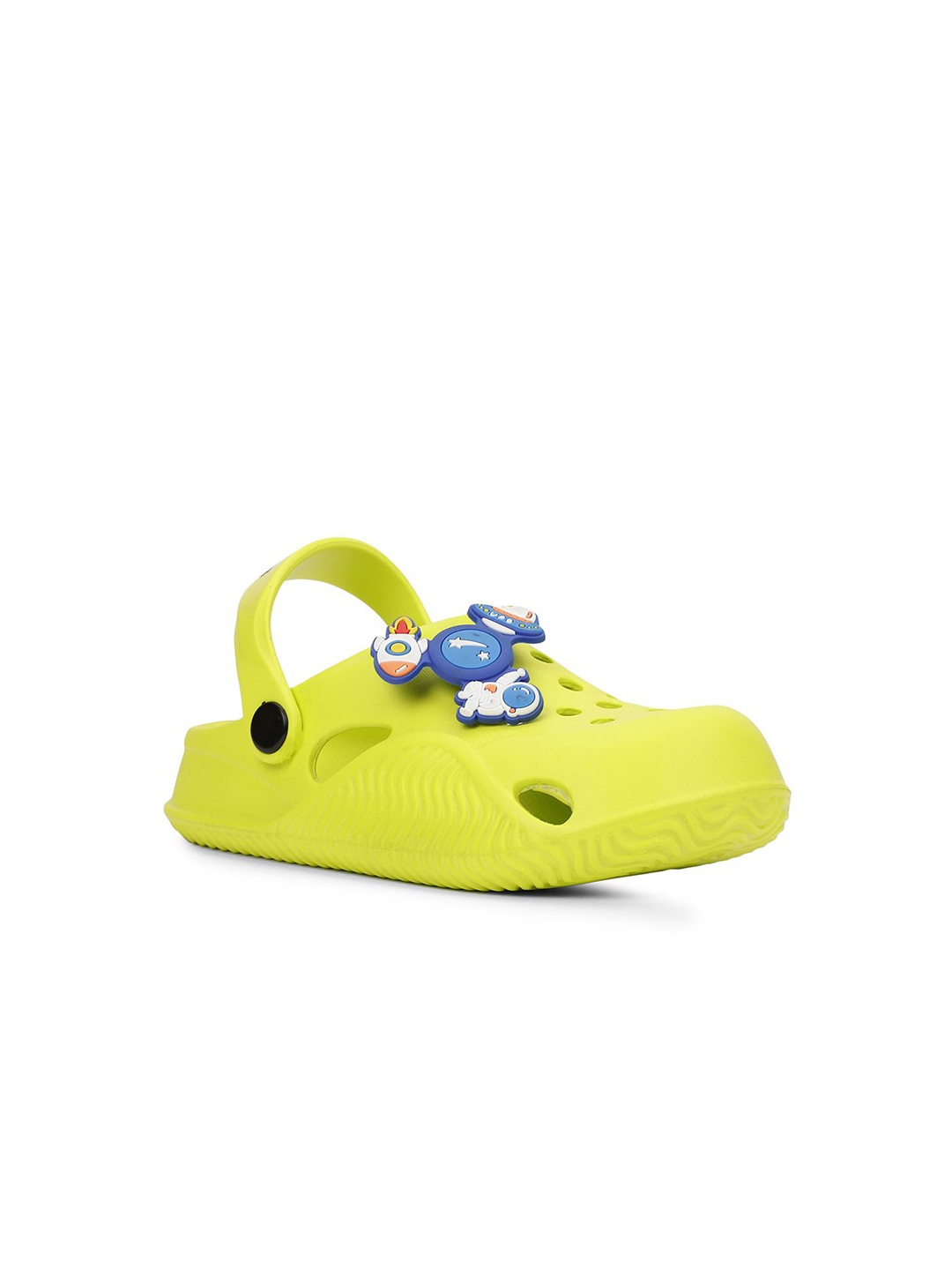 

Bubblegummers Boys Self Design Clogs, Lime green