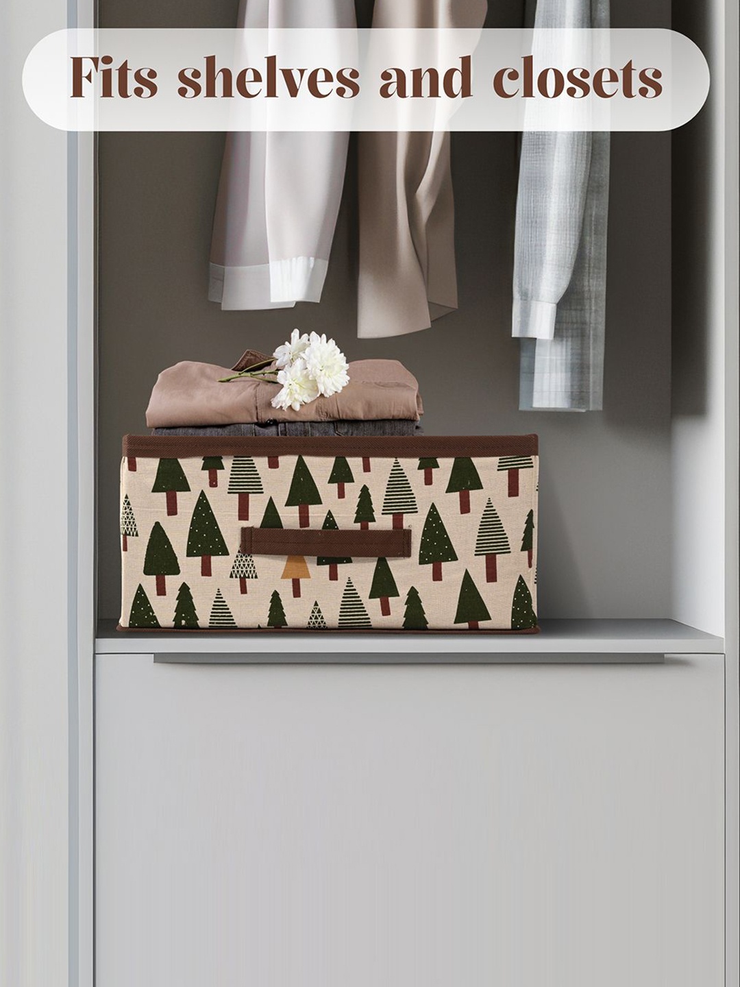 

Kuber Industries White 12 Pieces Printed Multi-Utility Organisers