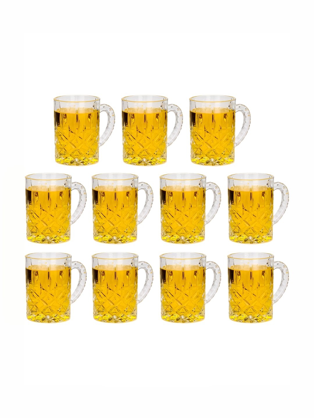 

1ST TIME Unisex Transparent 12 Pieces Beer Glass 450 ml