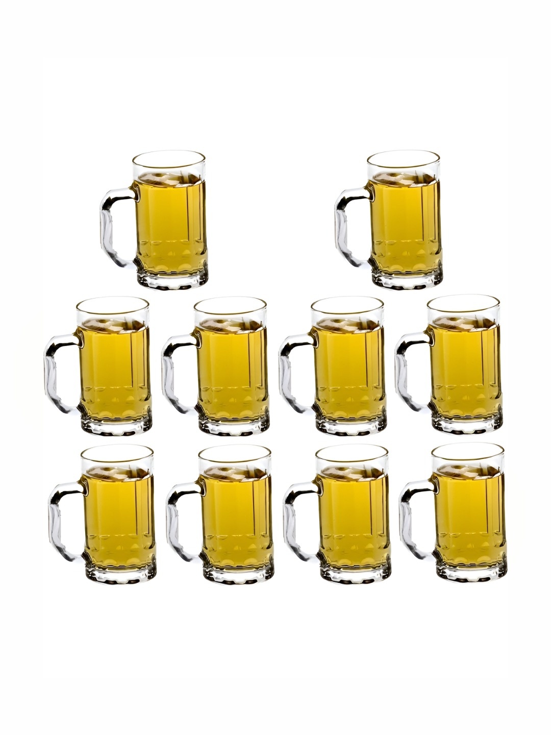 

1ST TIME Transparent 10 Pieces Glass Dishwasher Safe Bar Glasses
