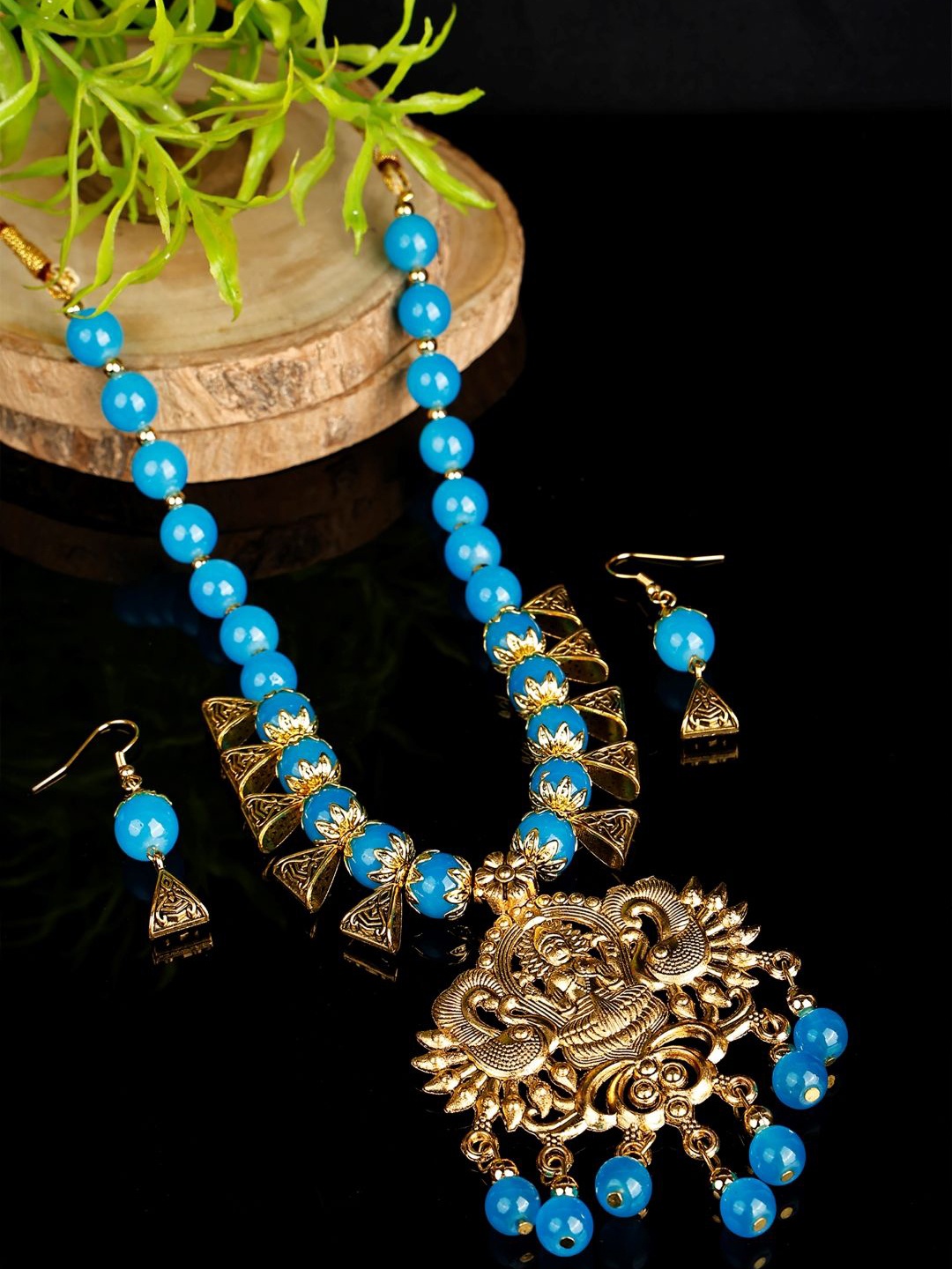 

SUNHARI Beaded Jewellery Set, Gold