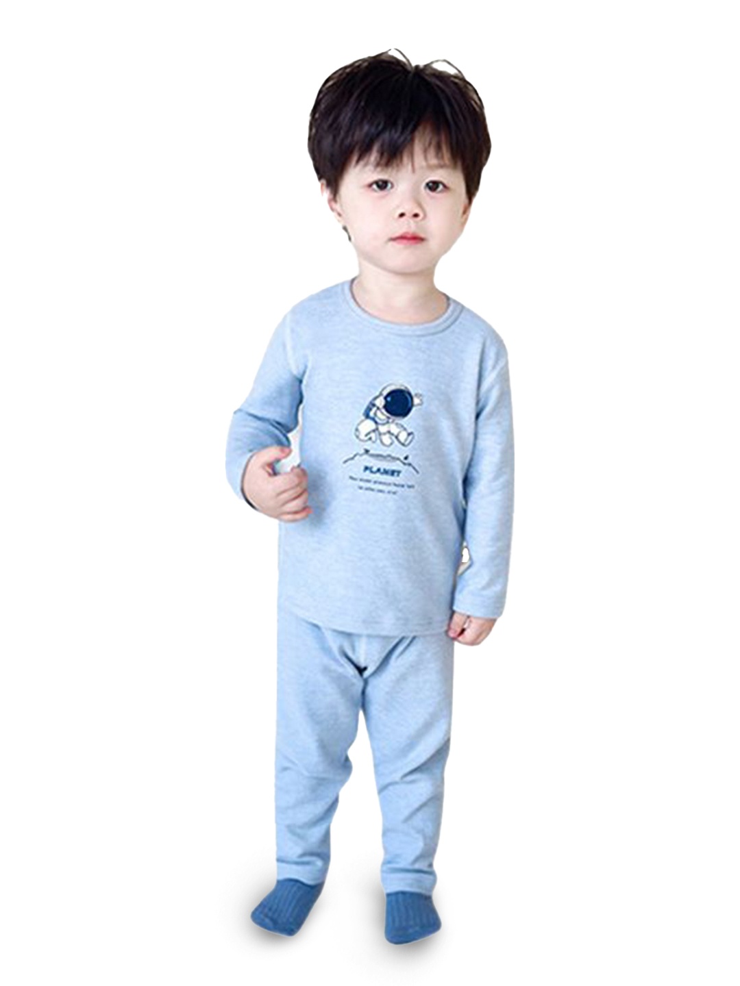 

StyleCast x Revolte Boys Printed T-shirt with Trouser, Blue