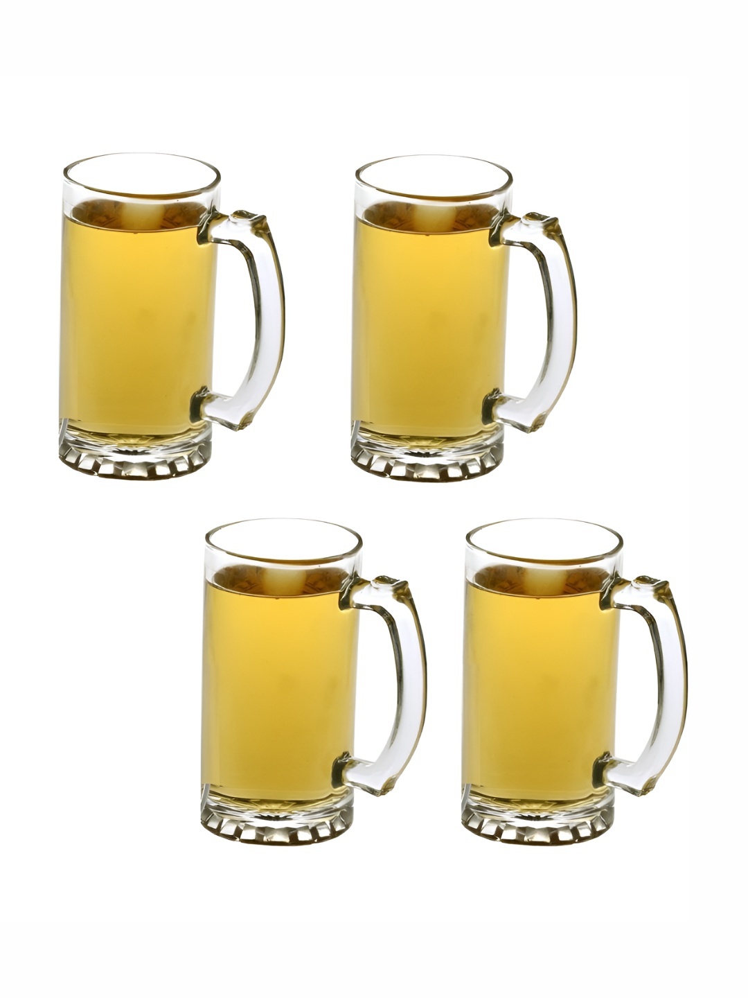 

1ST TIME Unisex Transparent 4 Pieces Beer Glass 500 ml