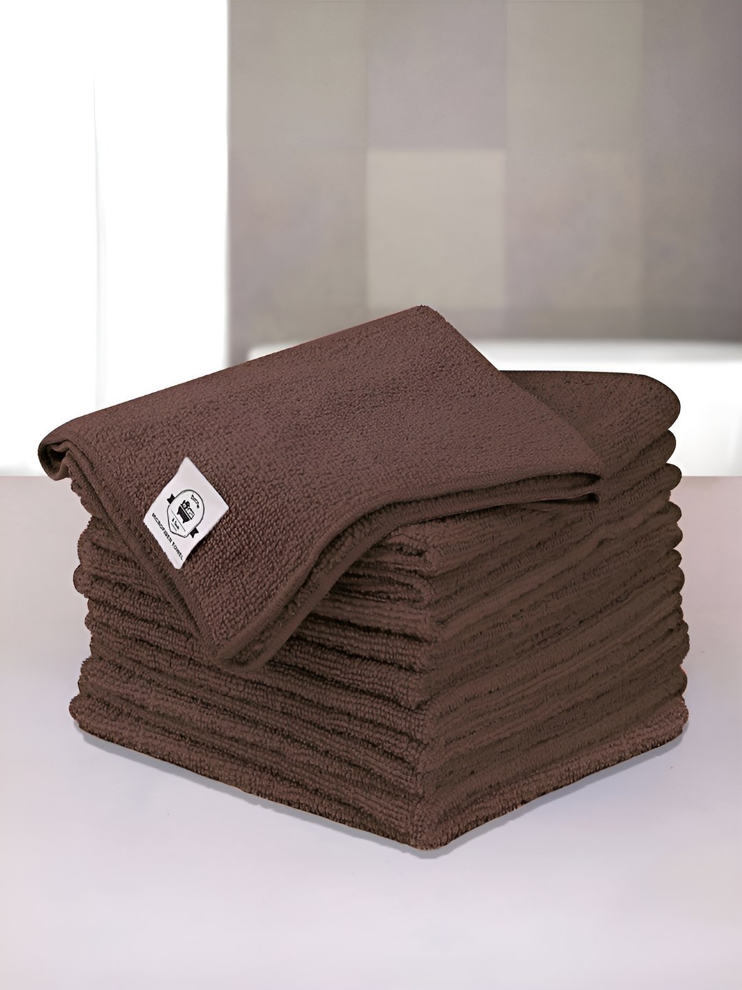 

LUXEHOME INTERNATIONAL Brown 2024 Solid Other Gloves And Chef Cap Cleaning Cloth