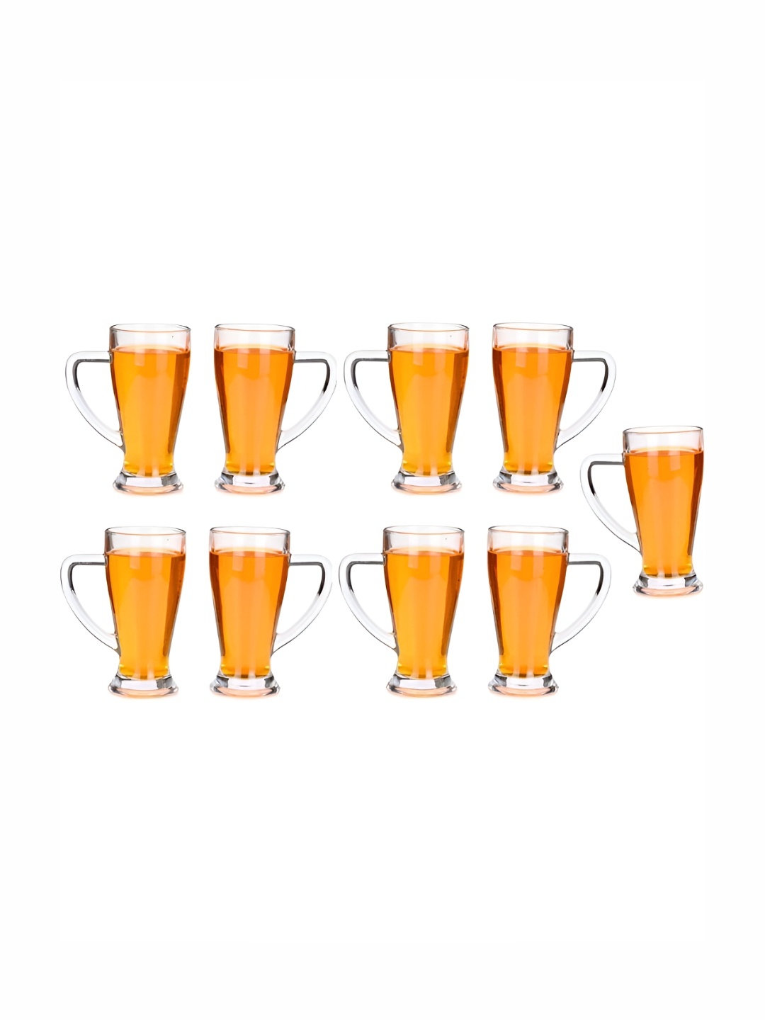 

1ST TIME Unisex Transparent 9 Pieces Beer Glass 250 ml
