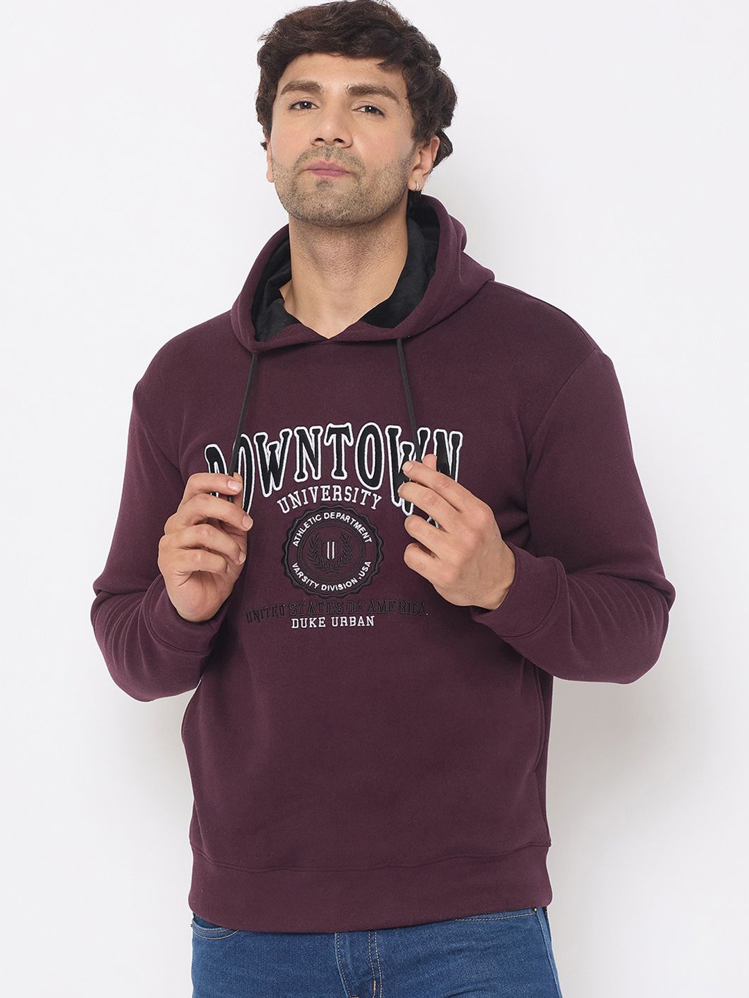 

Duke Men Printed Hooded Sweatshirt, Maroon