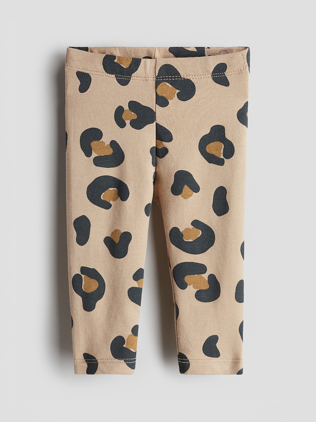 

H&M Girls Ankle Length Leggings, Beige