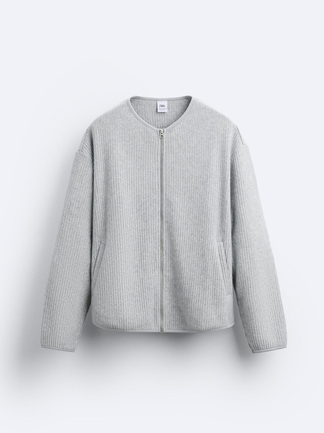 

ZARA Men Grey Sweatshirts