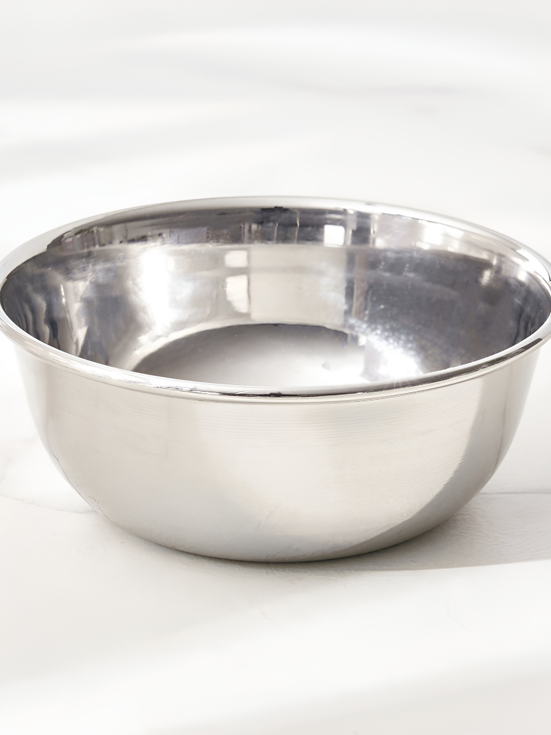 

Home Centre Silver-Toned 2024 1 Pieces Stainless Steel Serving Bowl