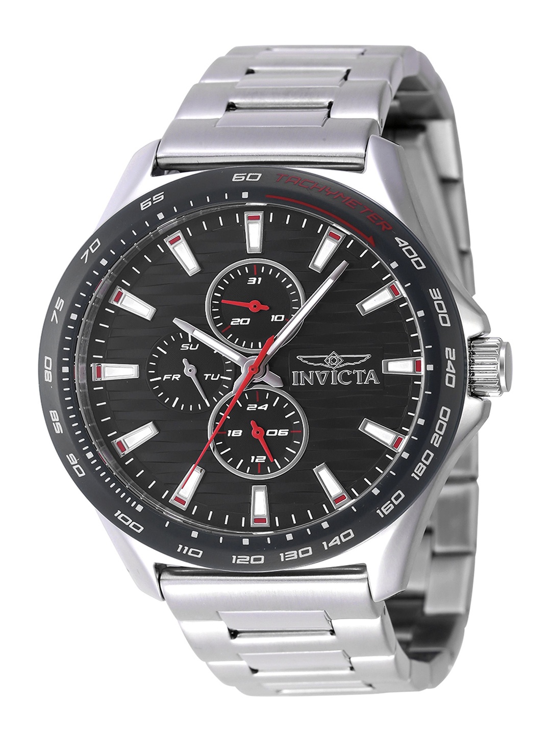 

Invicta Men Dial & Stainless Steel Straps Analogue Watch 47550, Silver